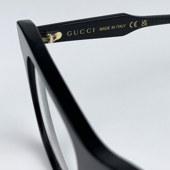 SALE! NEW Gucci GG1299O 001 Black Square Women Eyeglasses main image 6